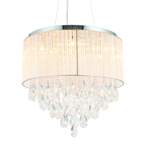 ONE Light Classic Range - lampe suspendue - Ø 49 x 120 cm - chrome