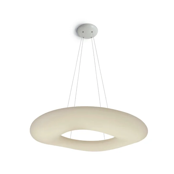 ONE Light Cloud Pendant Series - lampe suspendue - Ø 75 x 150 cm - 80W LED inclus - blanc
