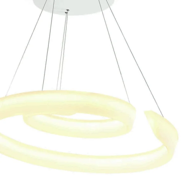ONE Light Cloud Pendant Series - lampe suspendue - Ø 92 x 200 cm - 60W LED inclus - blanc