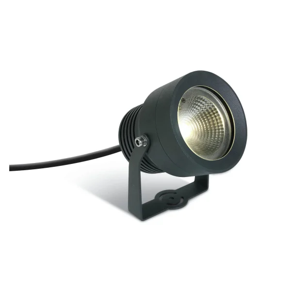 ONE Light COB Garden Spots - spot de sol sur piquet - Ø 13 x 11,4 cm - 20W LED inclus - IP65 - anthracite