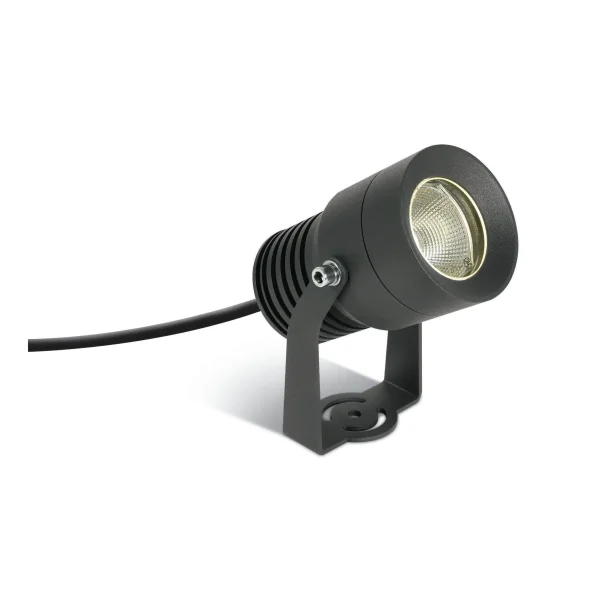 ONE Light COB Garden Spots - spot de sol sur piquet - Ø 7,5 x 12,5 cm - 10W LED inclus - IP65 - anthracite