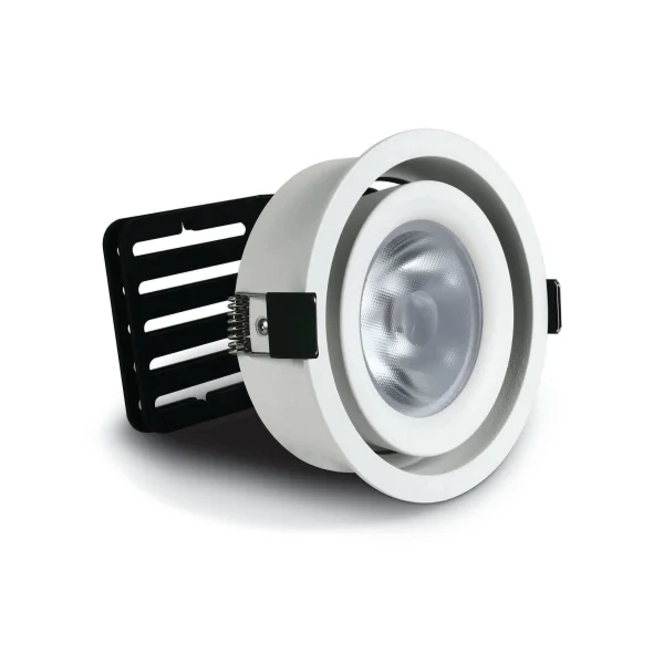 ONE Light COB Pop Up - spot à encastrer - Ø 125 mm, Ø 116 mm à encastrer - 26W LED dimmable inclus - blanc