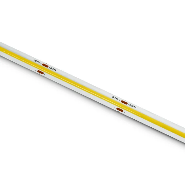 ONE Light COB Strip - largeur 1 cm, longueur 500 cm - 24Vdc - dimmable - 14W LED par mètre - 3000K