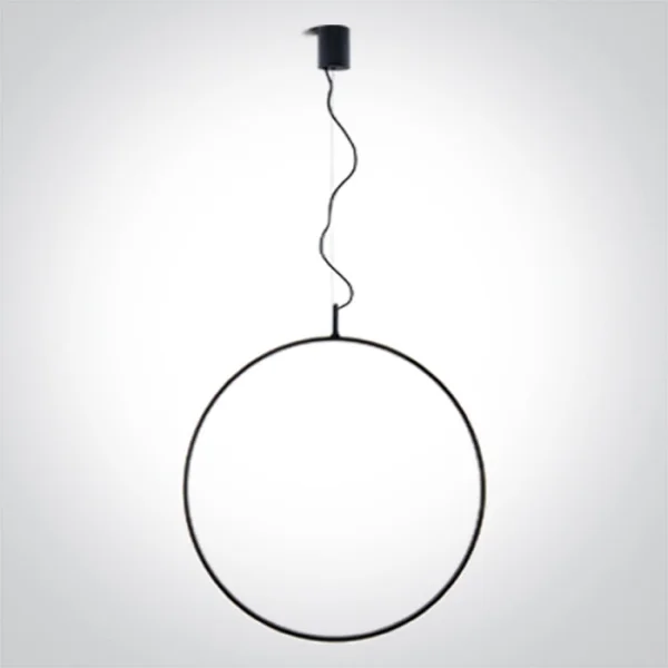 ONE Light Décorative - lampe suspendue - Ø 80 x 150 cm - 40W LED dimmable inclus - noir