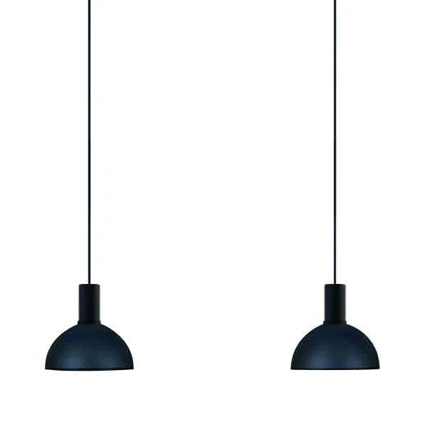 ONE Light E27 Round 2L - lampe suspendue - Ø 20 x 219,5 cm - noir
