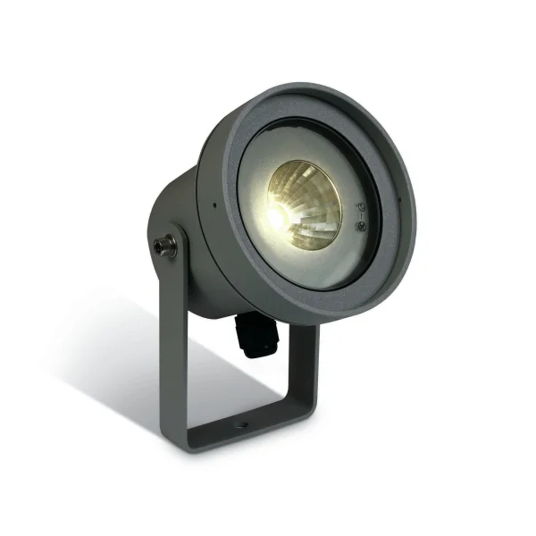 ONE Light Garden Round - spot au sol sur piquet - Ø 11,5 x 20,5 cm - 9W LED inclus - IP65 - anthracite