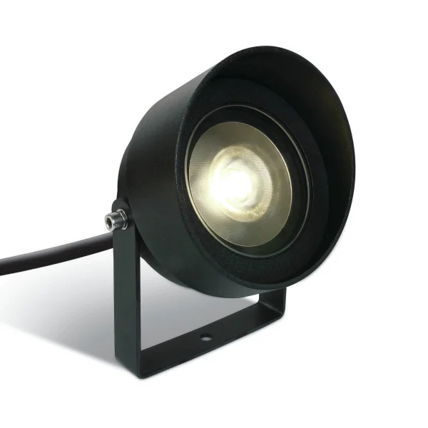 ONE Light Garden Round Spots - spot de sol sur piquet - Ø 12,4 x 13,5 cm - 14W LED inclus - IP65 - anthracite