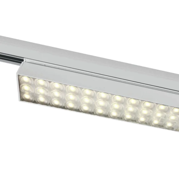 ONE Light High Power Linear - rail lumineux - système de rail triphasé - 58 x 4 x 6,4 cm - 30W LED inclus - blanc - couleur de lumière blanc chaud
