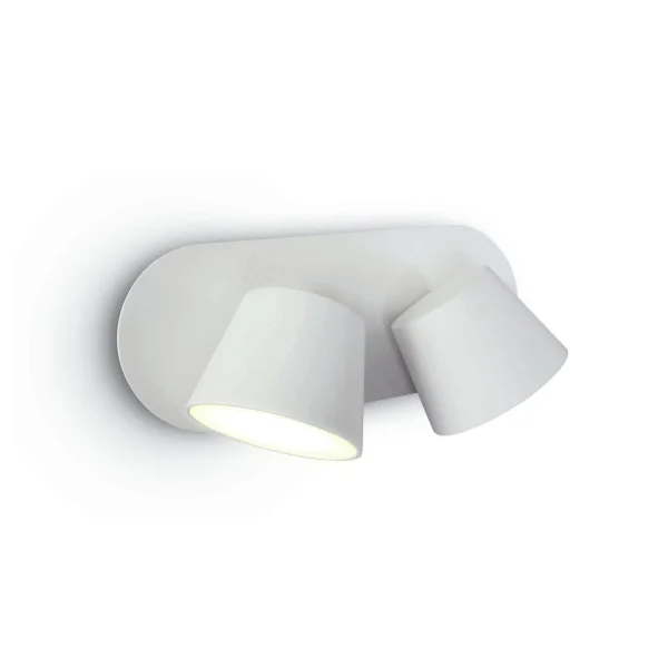 ONE Light Hotel Reading Spots - spot en saillie 2L - 26,5 x 12,5 x 10 cm - 2 x 6W LED inclus - blanc