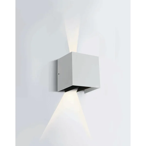 ONE Light Indoor/Outdoor Adjustable Beams - applique murale extérieure - 14 x 10,5 x 14,5 cm - 2 x 3W LED inclus - IP54 - blanc