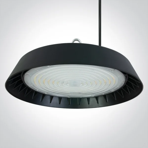 ONE Light Industrial LED UFO - suspension extérieure - Ø 35 x 17,7 cm - 200W LED inclus - IP65 - noir - couleur de lumière réglable