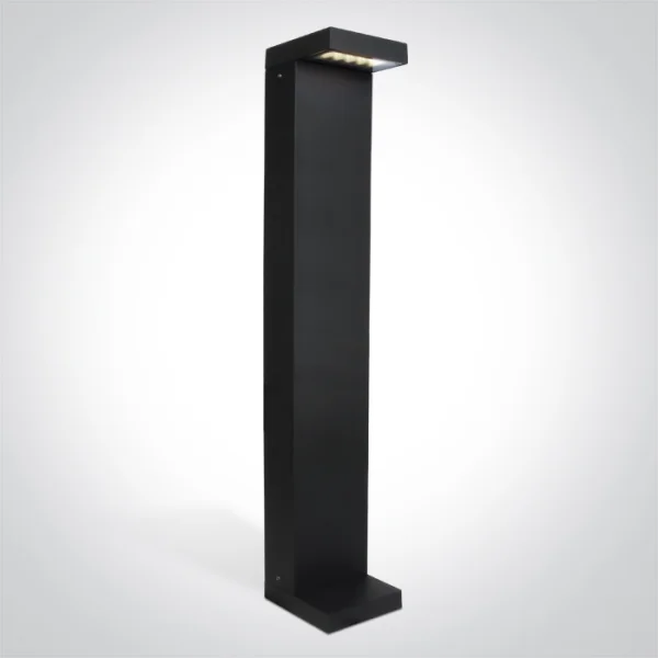 ONE Light - lampe de jardin - 70 x 12 x 10 cm - 8W LED inclus - IP65 - anthracite - lumière blanche