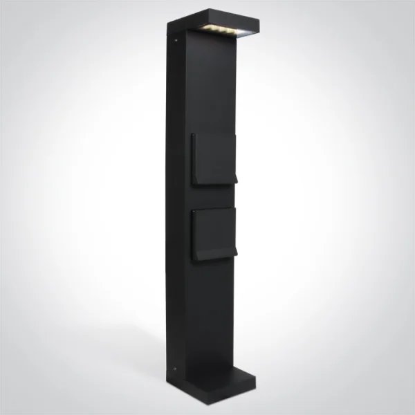 ONE Light - lampe de jardin avec douille - 70 cm - 8W LED inclus - IP65 - anthracite - couleur de lumière blanche