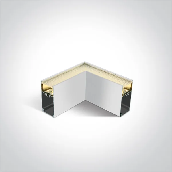 ONE Light LED Accessoires linéaires - angle pour 38150A et 38151A - 14W LED inclus - blanc - couleur de lumière réglable