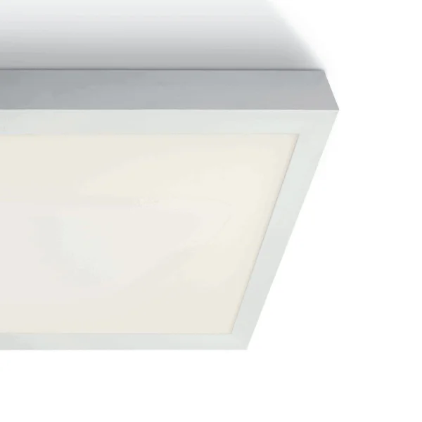 ONE Light LED Aluminium Panel - plafonnier - 60 x 60 x 4 cm - 40W LED inclus - IP40 - blanc - couleur de lumière blanche