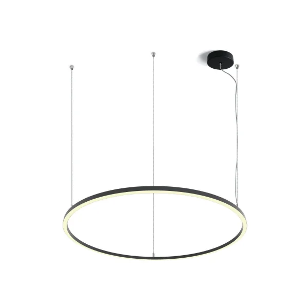 ONE Light LED Circle Rings - lampe suspendue - Ø 127 x 300 cm - 65W LED inclus - noir