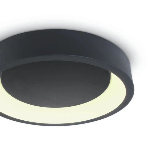 ONE Light LED Decorative Plafo - plafonnier - Ø 60 x 13,2 cm - 42W LED inclus - anthracite