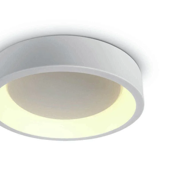 ONE Light LED Decorative Plafo Round - plafonnier - Ø 45,5 x 13,2 cm - 32W LED inclus - blanc