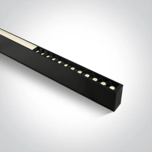 ONE Light LED Linear Profiles - plafonnier/ suspensions - 120 x 7 x 3,5 cm - 40W LED inclus - noir - couleur de lumière réglable