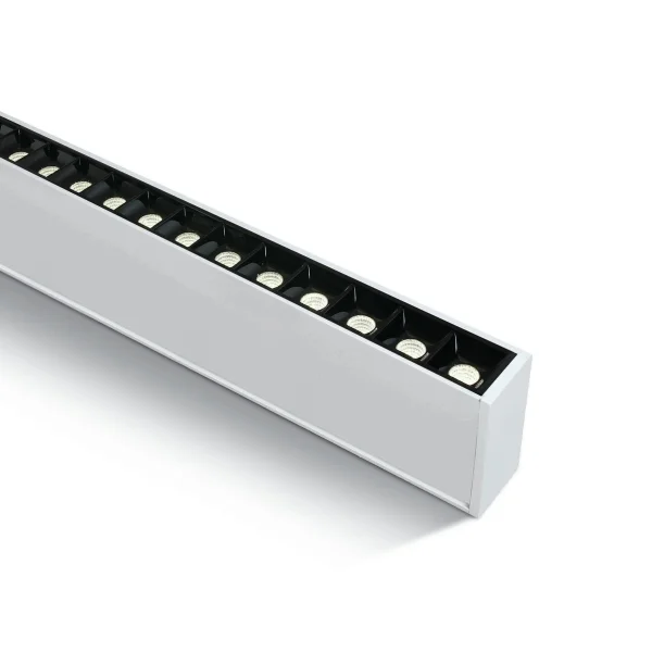 ONE Light LED Linear Profiles - plafonnier/ suspensions - 130 x 7 x 3,5 cm - 40W LED inclus - blanc - couleur de lumière blanche