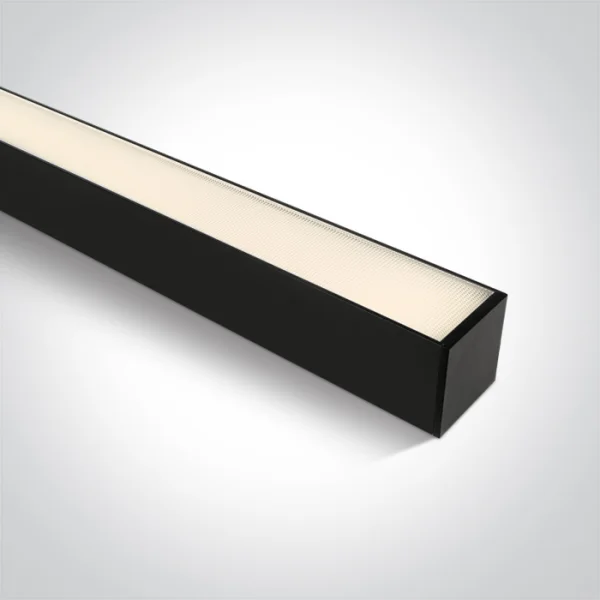 ONE Light LED Linear Profiles - système linéaire - 150 x 7,5 x 7,5 cm - 50W LED inclus - noir - couleur de lumière blanc chaud