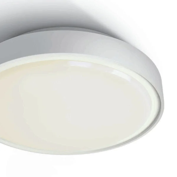 ONE Light LED Plafo Outdoor Round - plafonnier extérieur - Ø 36 x 8,3 cm - 30W LED inclus - IP65 - blanc