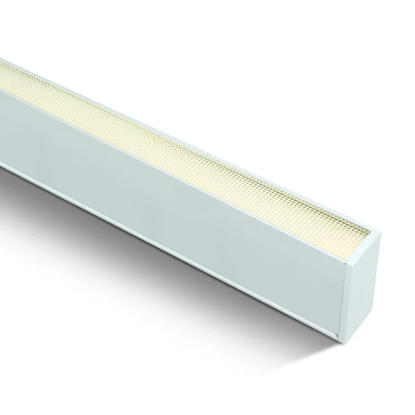 ONE Light LED Profils linéaires Medium - 7 x 3,5 cm - 150 cm de longueur - 50W LED inclus - blanc - couleur de lumière blanc chaud