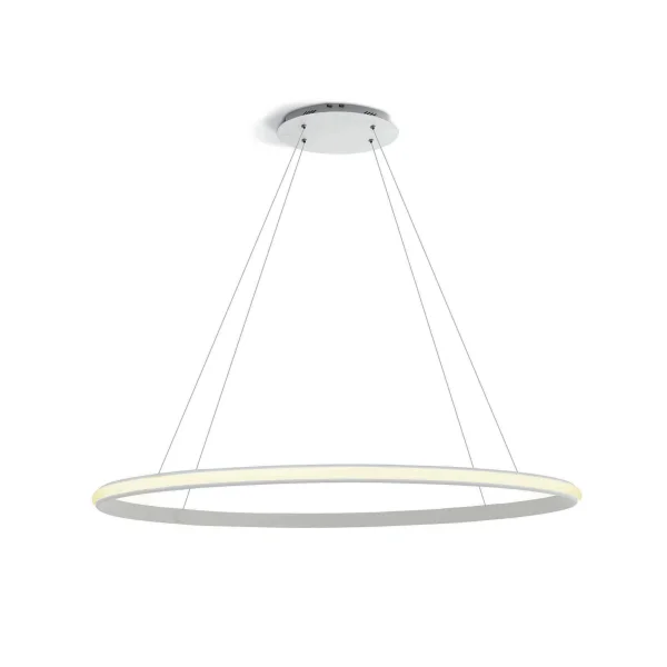ONE Light LED Suspension Rings - lampe suspendue - Ø 100 x 150 cm - 25W LED inclus - blanc