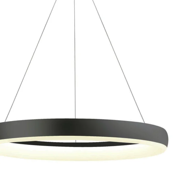ONE Light LED Suspension Rings - lampe suspendue - Ø 60 x 200 cm - 40W LED inclus - noir