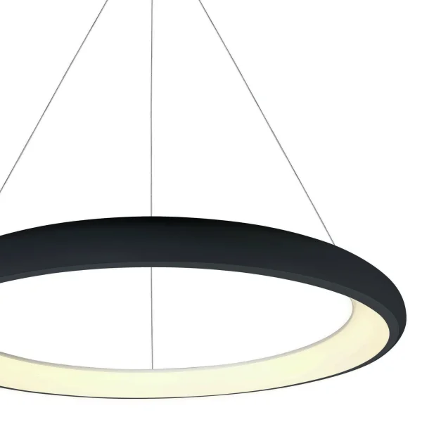 ONE Light LED Suspension Rings - lampe suspendue - Ø 61 x 120 cm - 50W LED inclus - noir