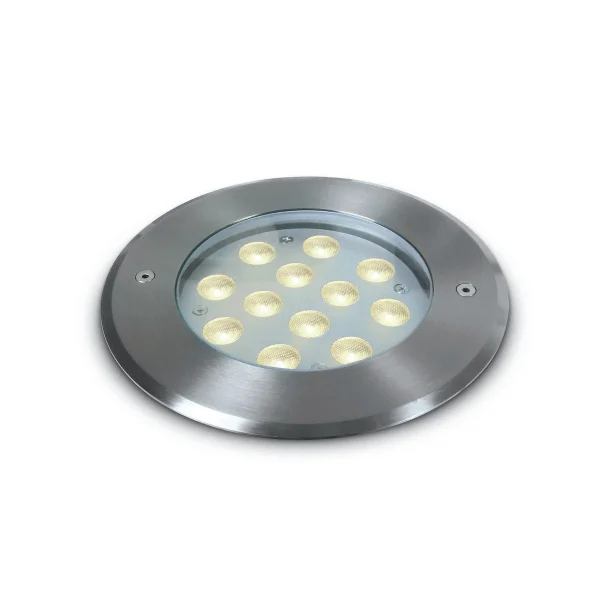 ONE Light LED Underwater Range - projecteur sous-marin à LED - Ø 190 mm, Ø 175 mm encastrable - 12 x 1W LED dimmable inclus - IP68 - acier inoxydable