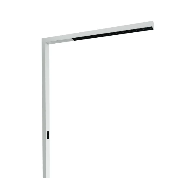 ONE Light Office Floor Stand Range - lampadaire - 200 cm - 75W dimmable LED inclus - blanc