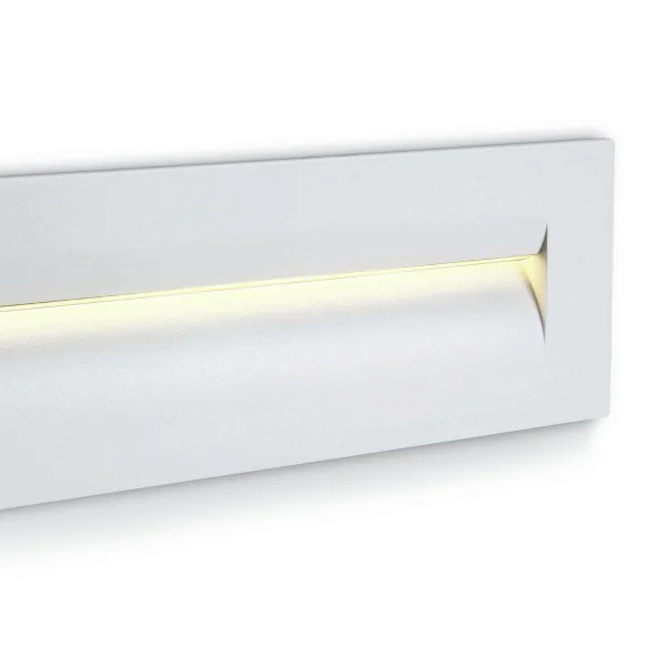 ONE Light Outdoor Dark Light Wall Recessed - applique murale encastrée - 25 x 7,3 x 8,7 cm - 8,5W LED inclus - IP65 - blanc