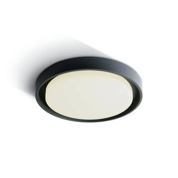 ONE Light Outdoor Project LED - plafonnier extérieur - Ø 34 x 5 cm - 30W LED inclus - IP54 - anthracite
