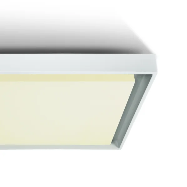 ONE Light Outdoor Project - plafonnier extérieur - 34 x 34 x 5 cm - 30W LED inclus - IP54 - blanc