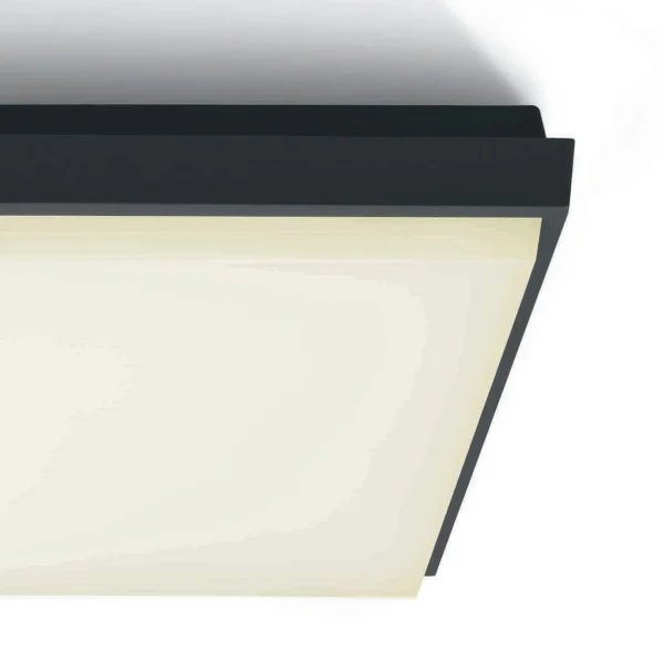 ONE Light Outdoor Slim LED - plafonnier extérieur - 30 x 30 x 4,9 cm - 30W LED inclus - IP54 - anthracite