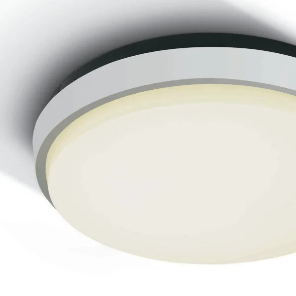 ONE Light Outdoor Slim LED - plafonnier extérieur - Ø 23,8 x 4,6 cm - 20W LED inclus - IP54 - blanc