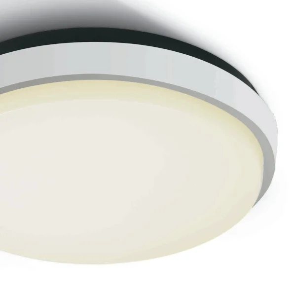ONE Light Outdoor Slim LED - plafonnier extérieur - Ø 30 x 4,9 cm - 30W LED inclus - IP54 - blanc