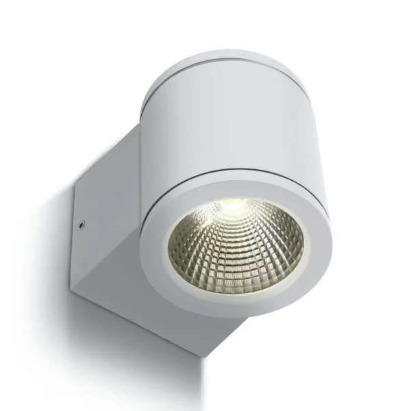 ONE Light Outdoor Wall Cylinders - applique murale extérieure - 8 x 10,6 x 9 cm - 6W LED inclus - IP54 - blanc