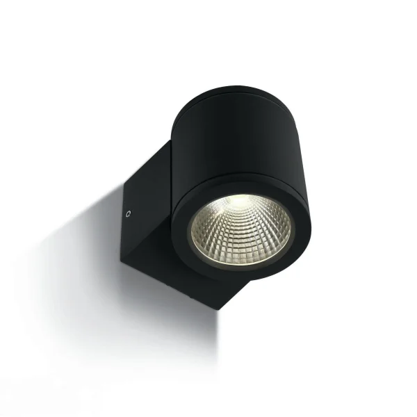 ONE Light Outdoor Wall Cylinders - applique murale extérieure - 8 x 10,6 x 9 cm - 6W LED inclus - IP54 - noir