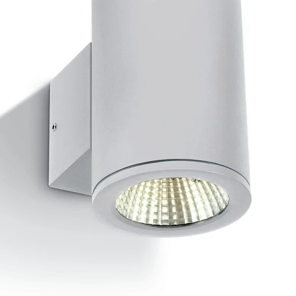 ONE Light Outdoor Wall Cylinders Up & Down Beam - applique murale extérieure - 8 x 10,6 x 13,8 cm - 2 x 6W LED inclus - IP54 - blanc