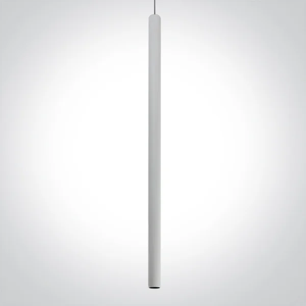 ONE Light Pendant Tubes - lampe suspendue - Ø 2,6 x 120 cm - 6W LED inclus - blanc