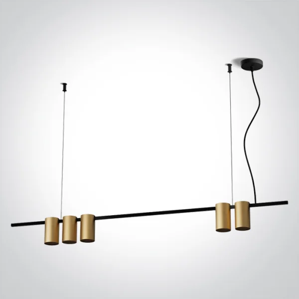 ONE Light Pendants - lampe suspendue - 100 x 150 cm - laiton brossé
