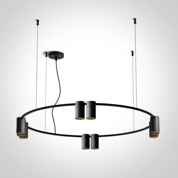 ONE Light Pendants - lampe suspendue - Ø 80 x 150 cm - noir