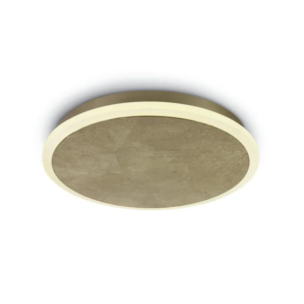 ONE Light Plafo décoratif - plafonnier - Ø 35 x 4,2 cm - 12W LED inclus - laiton