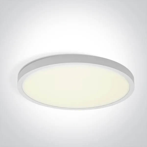 ONE Light Plafo - plafonnier - Ø 50 x 2,7 cm - 40W LED inclus - blanc
