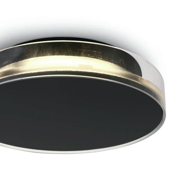 ONE Light Points lumineux intérieurs/extérieurs - plafonnier/mural extérieur - Ø 23,8 x 5,4 cm - 12W LED inclus - IP65 - noir