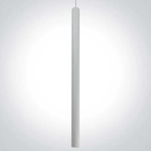 ONE Light Rail Spots - suspension - système de rails 3 phases - Ø 3,2 x 60 cm - LED 8W incluse - blanc