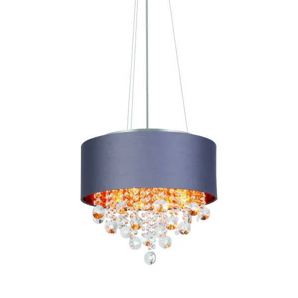 ONE Light Retro Classic Pendants - lampe suspendue - Ø 40 x 120 cm - gris