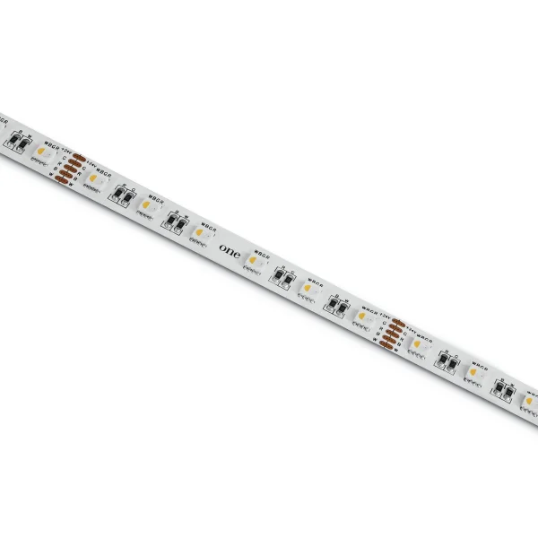 ONE Light RGB & RGBW Strips - 1,2 cm de large, 500 cm de long - 24Vdc - dimmable - 14,4W LED par mètre - RGB+WWW